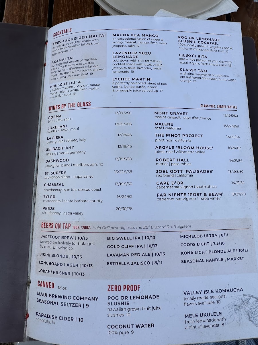 Hula Grill Kaanapali Menu - Image 3
